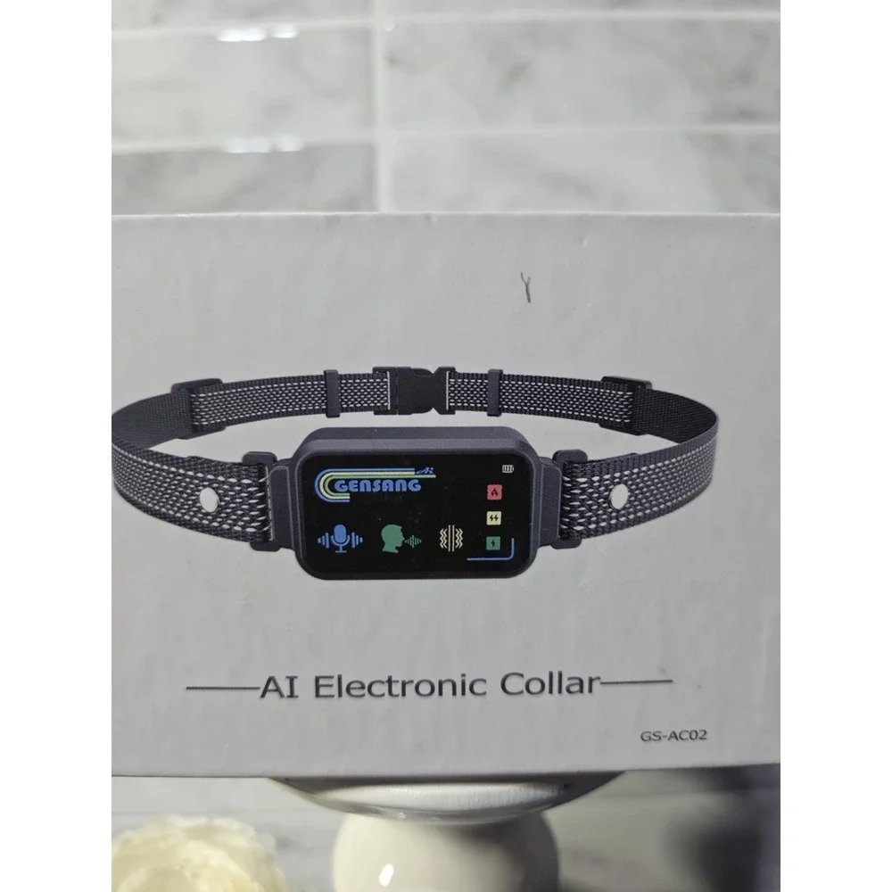 Dog AI Bark Collar, AI bark‎ Recognition Collar for L M S Dogs, Safe Shock, F102